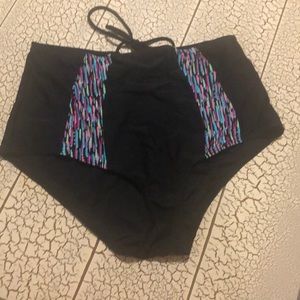 Curvy Kate Galaxy Print high-waist bikini brief